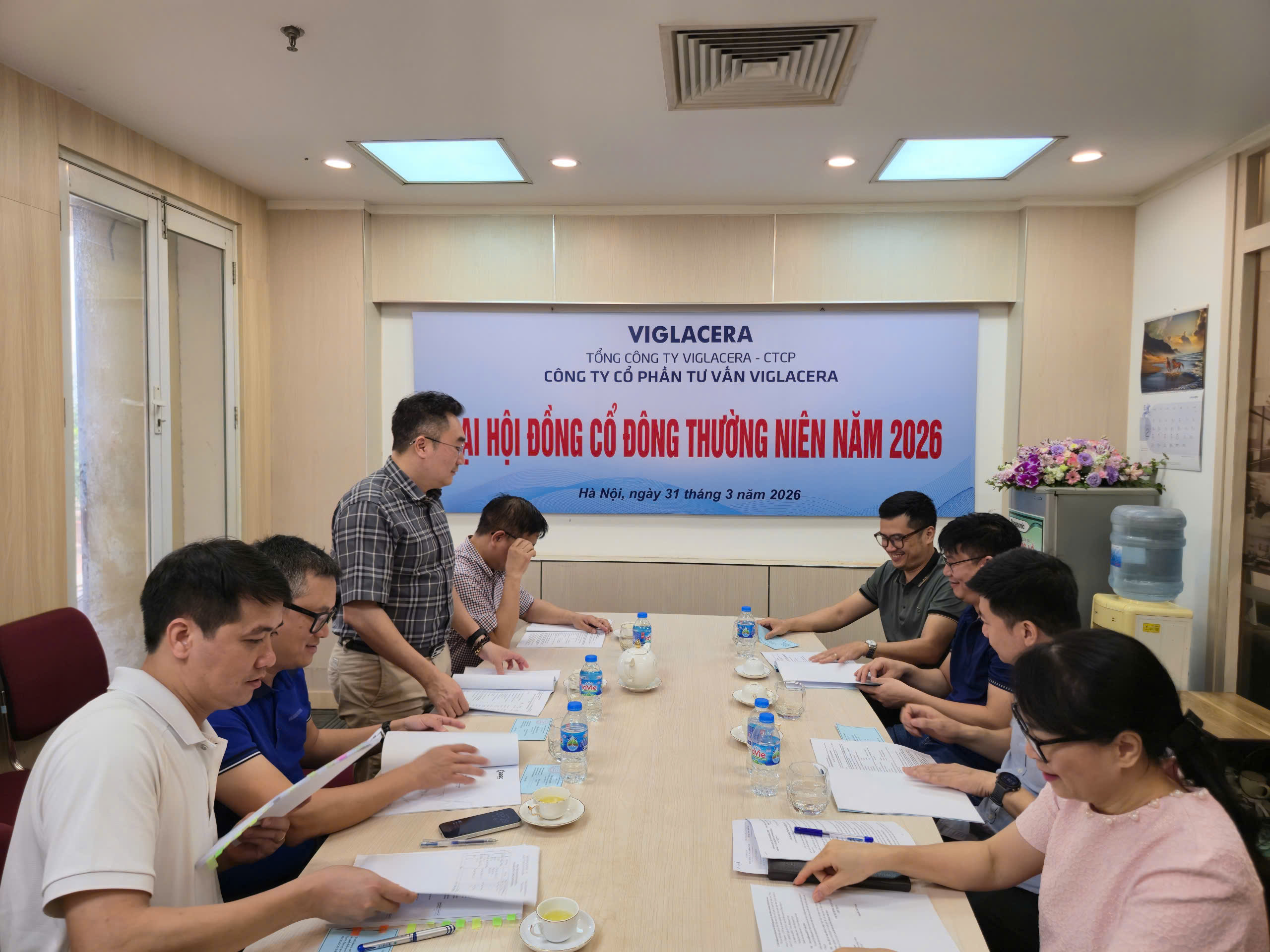 Công ty cổ phần tư vấn Viglacera tổ chức thành công đại hội đồng cổ đông thường niên năm 2026